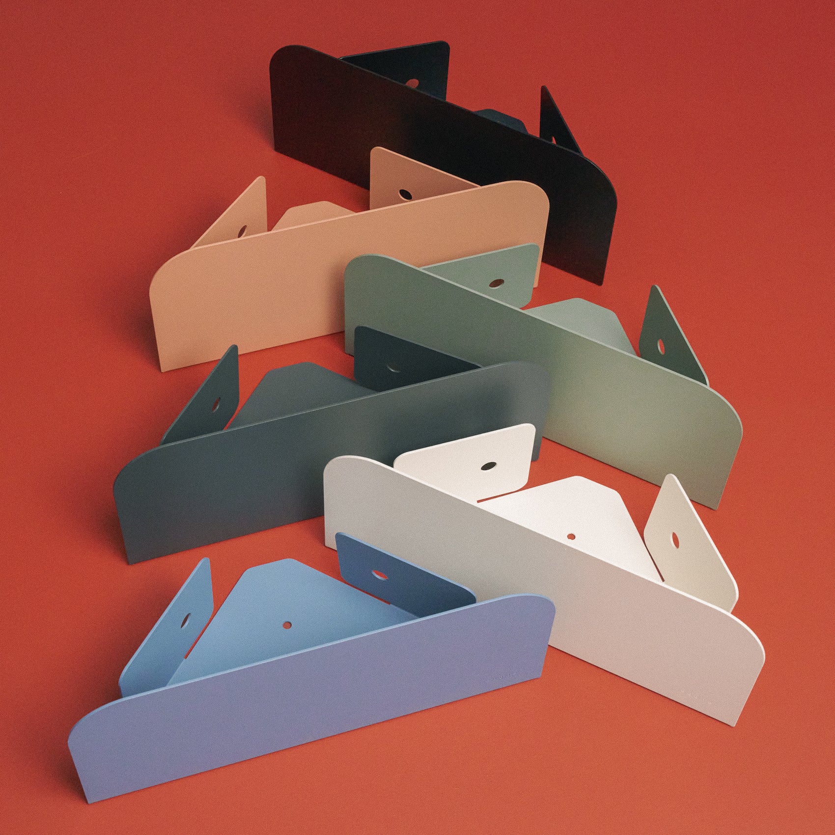 étagère de douche pour les angles fixable au mur sans perçage