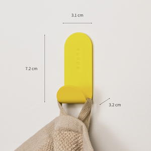 patère porte serviette ou torchon design et coloré fixable au mur sans perçage