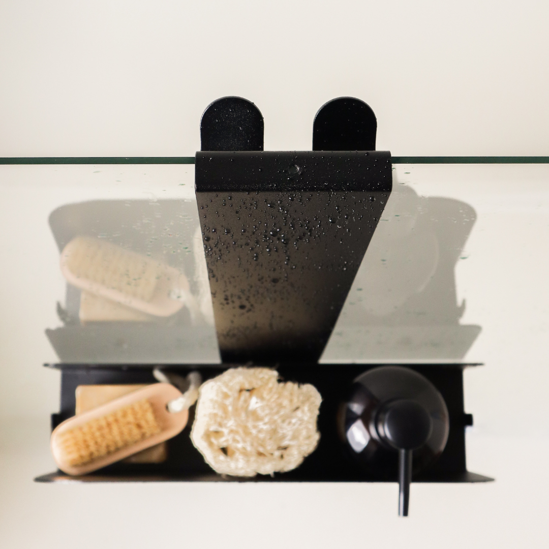 Étagère de douche pour paroi