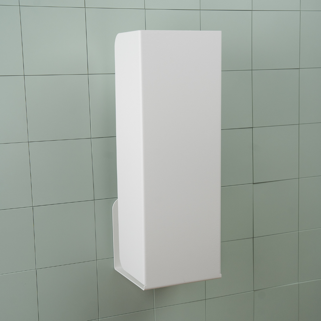 Toilettenpapierrollenhalter.