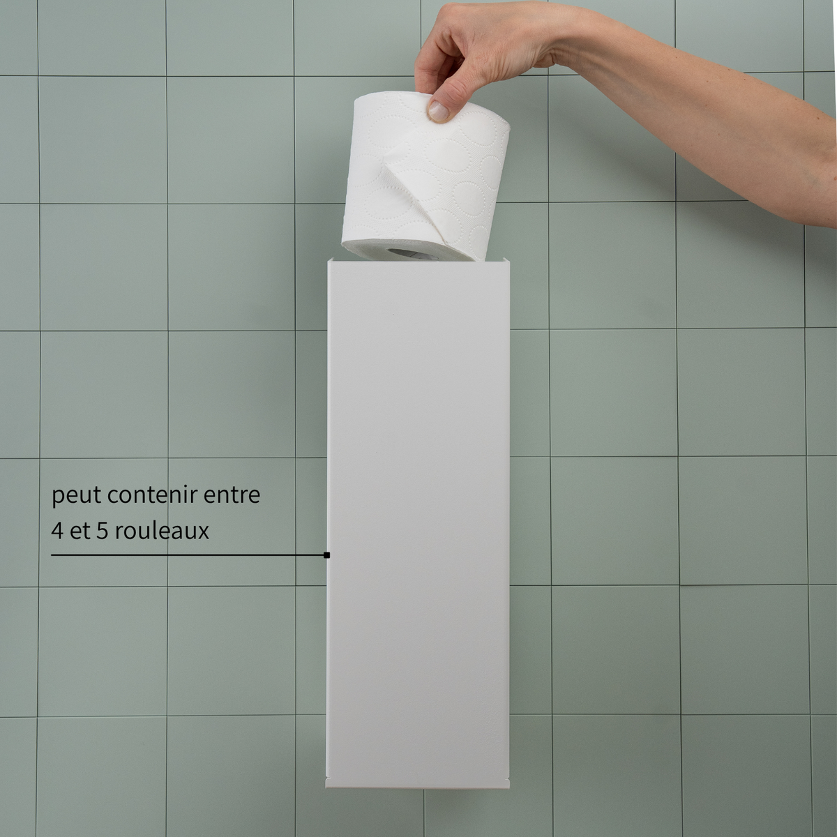 Cache rouleaux de papier toilette