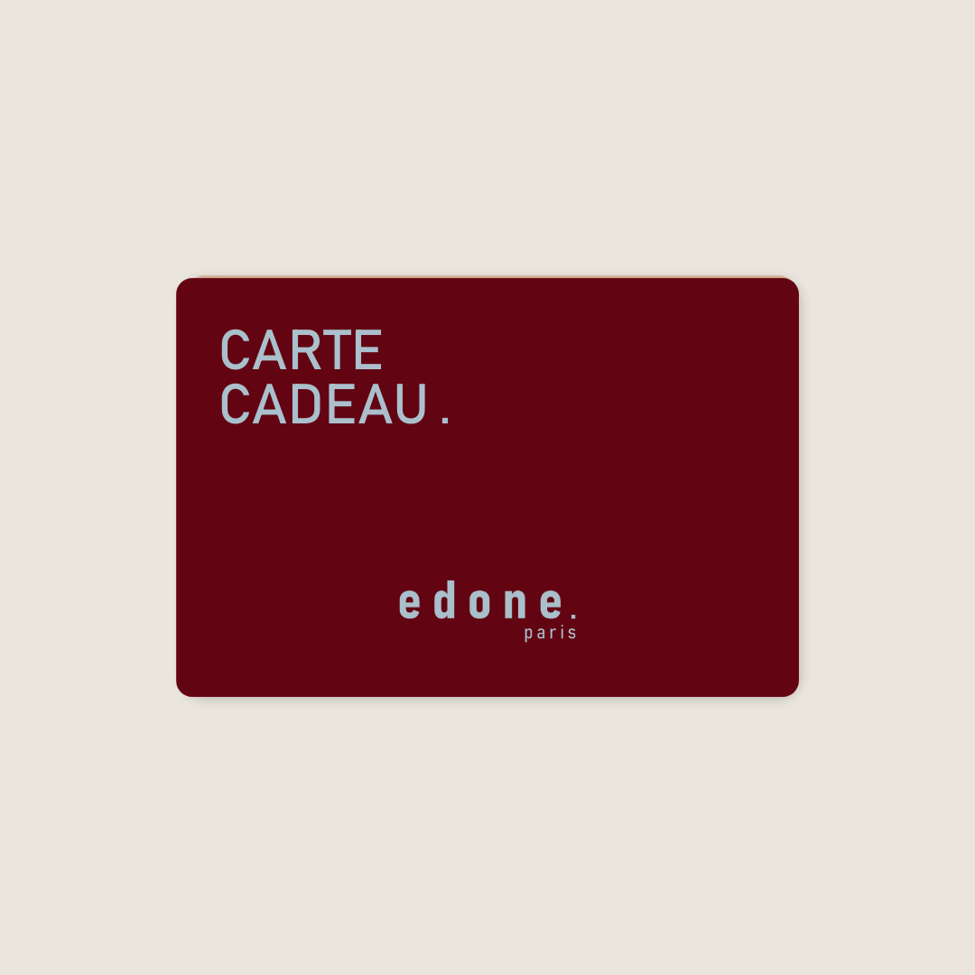 carte cadeau edone.paris pour Noël, anniversaire ou encore crémaillère