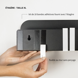 L'étagère de douche taille XL - blanc neige