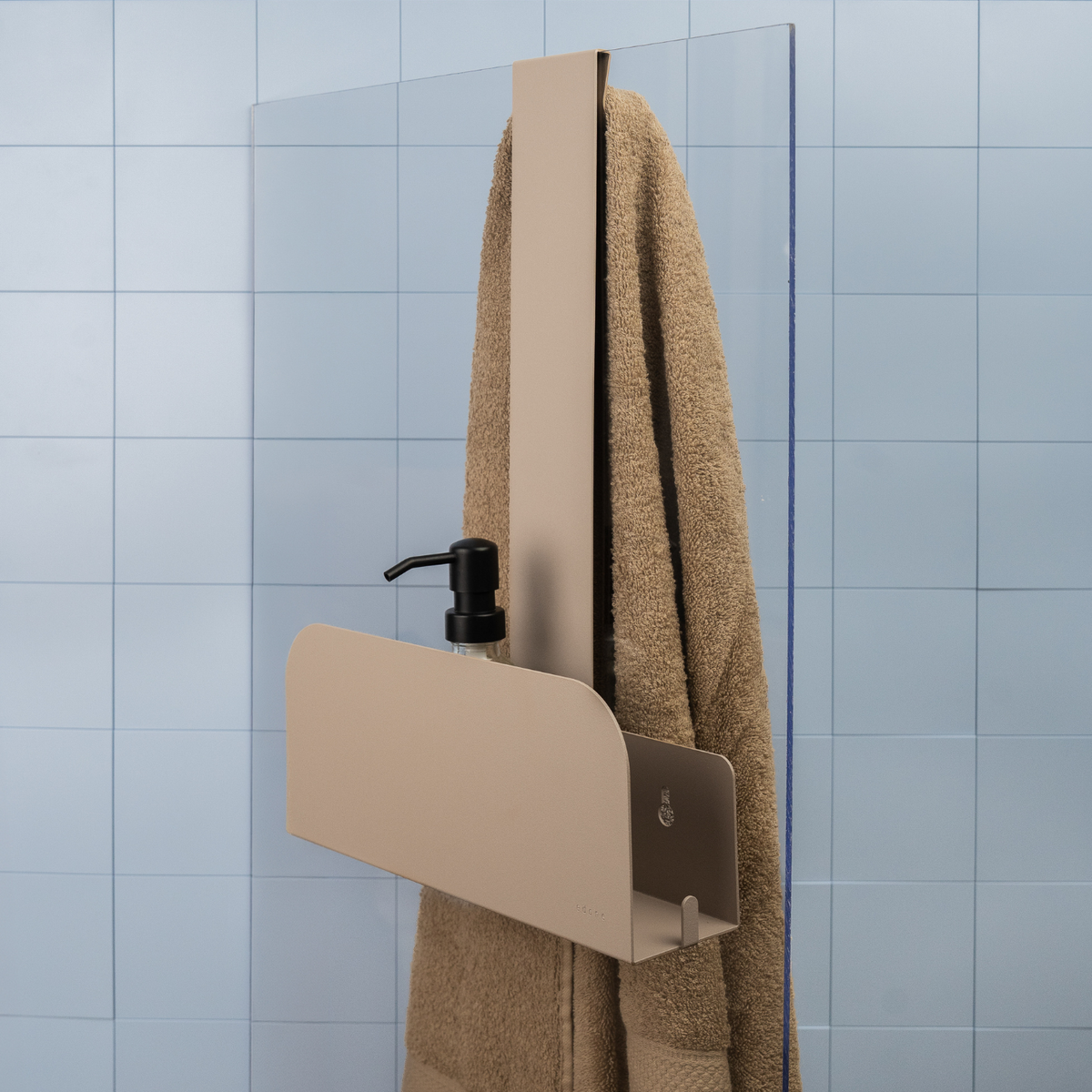 étagère de douche pour paroi en aluminium inoxydable colorée de haute qualité