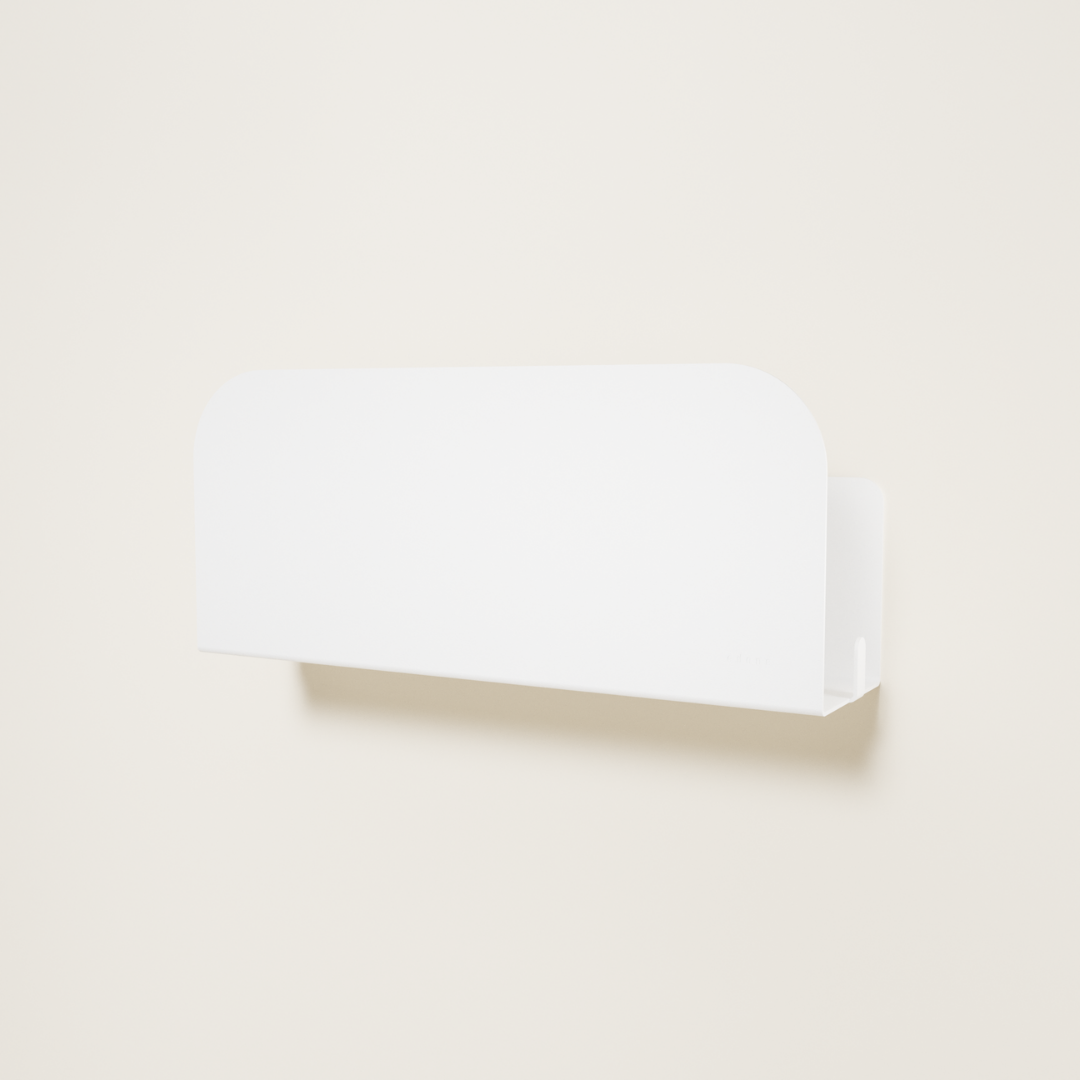 Étagère de douche taille M - blanc neige
