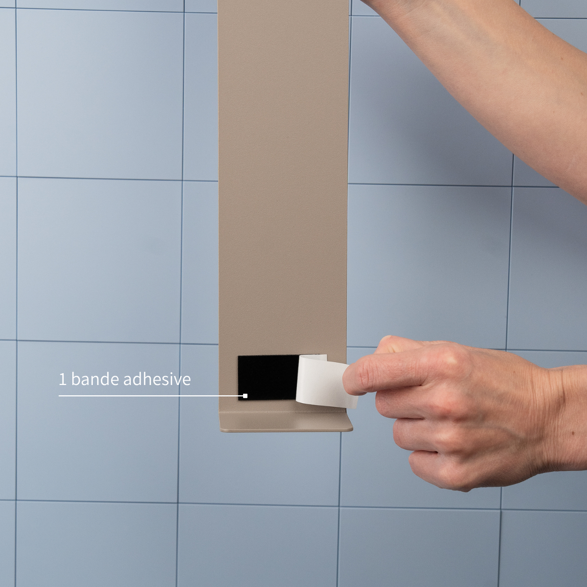 étagère de douche pour paroi en aluminium inoxydable colorée de haute qualité