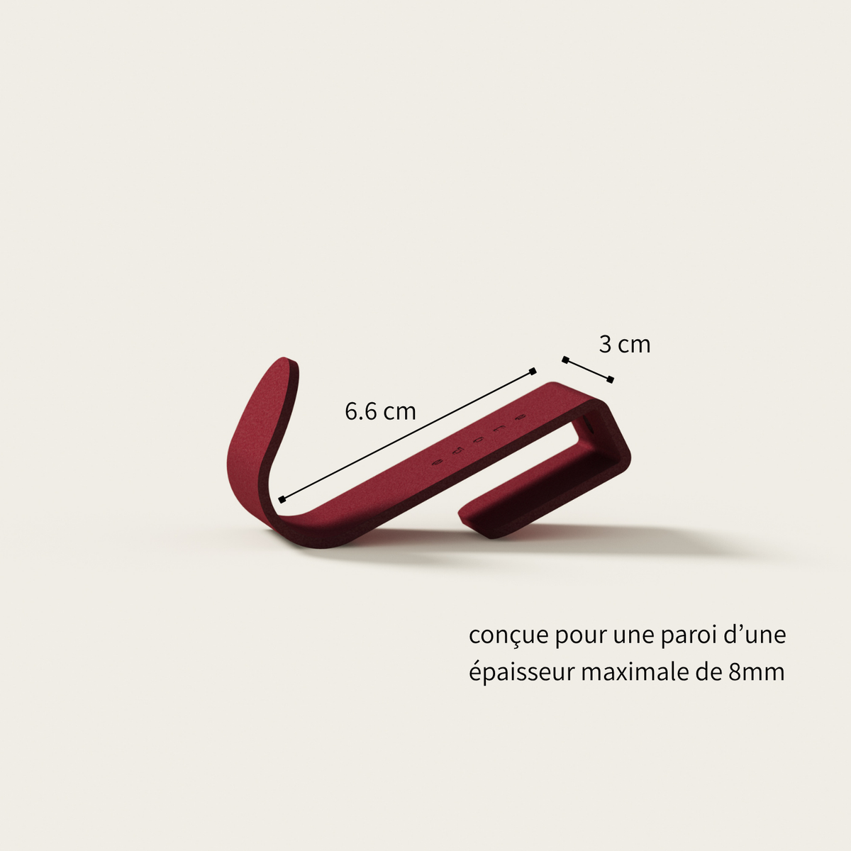 Patère pour paroi