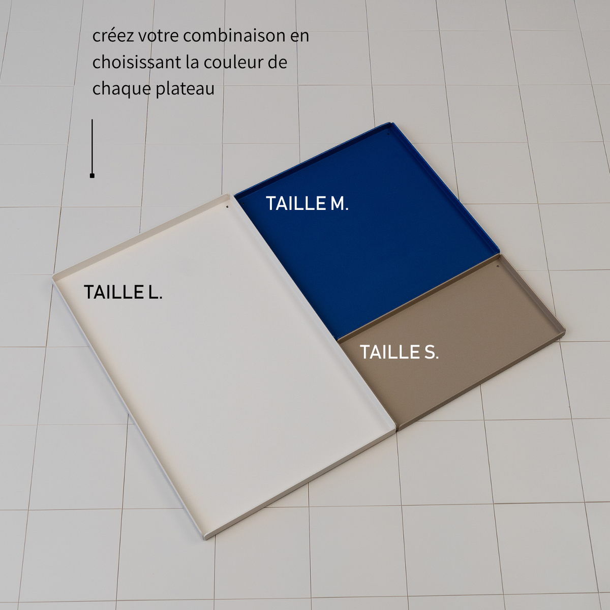 Stapelbare Tabletts
