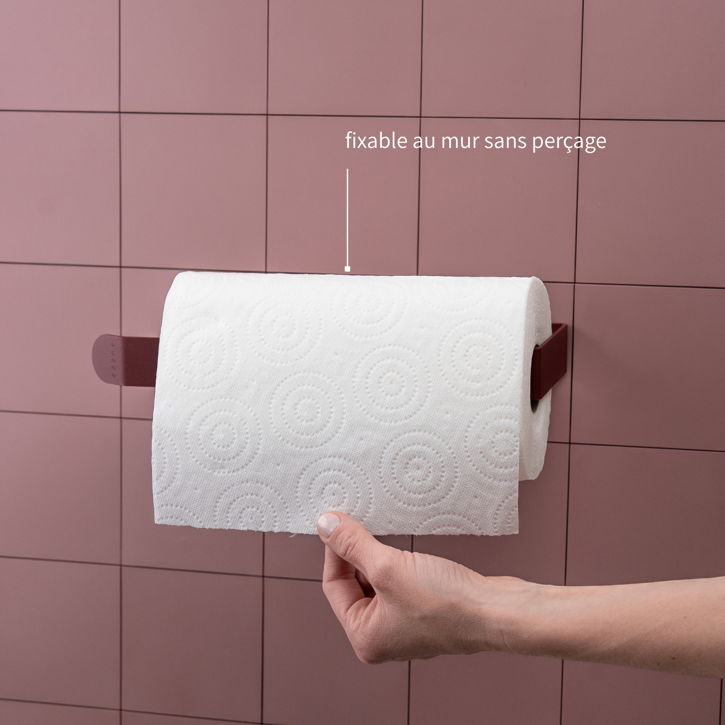 Porte essuie-tout mural