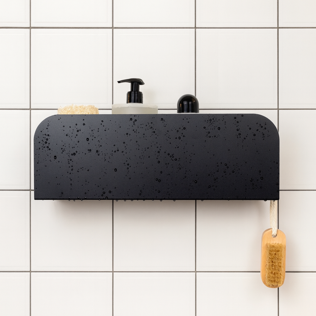 étagère sans perçage design en aluminium qui ne rouille pas