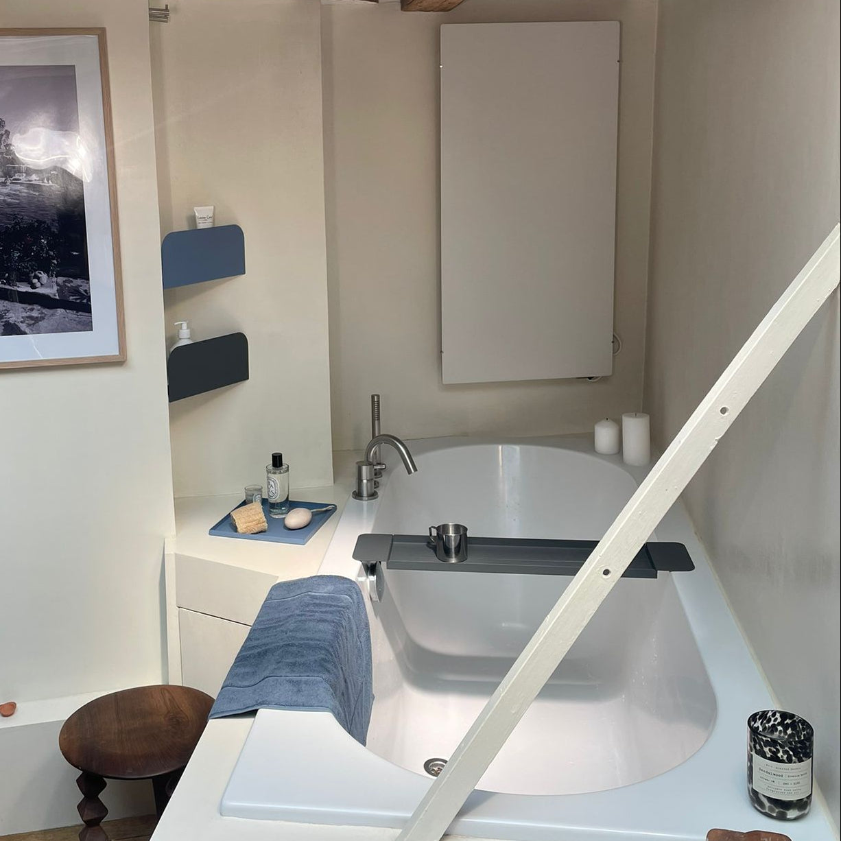 étagère de douche pour angle sans perçage